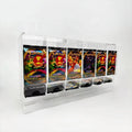 Modern Style 6 Slot Trading Game Card Booster Pack Display Case Acrylic Dispenser Box