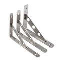 Heavy Duty Cast Stainless Steel Triangle Bracket Floating Wall Mounted Furniture Hardware Dismountable Brackets
