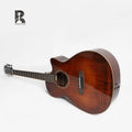 Hot Selling GA Shape 41 Inch Acoustic Guitar Gloss Finish Mahogany Back/Side Cutway Dreadnought Design