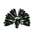 Huiying 1.5 Inch Black Obsidian Angels Statue Sculpture