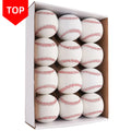 Wholesale Baseball Balls 9 Inch Synthetic PVC Leather Baseball Ball for Adult Training Practice Baseball Balls
