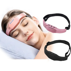 Electric Wireless Head Massager Sleep Monitor Migraine Relief Insomnia Therapy Stress Release Sleep Therapy Device ABS