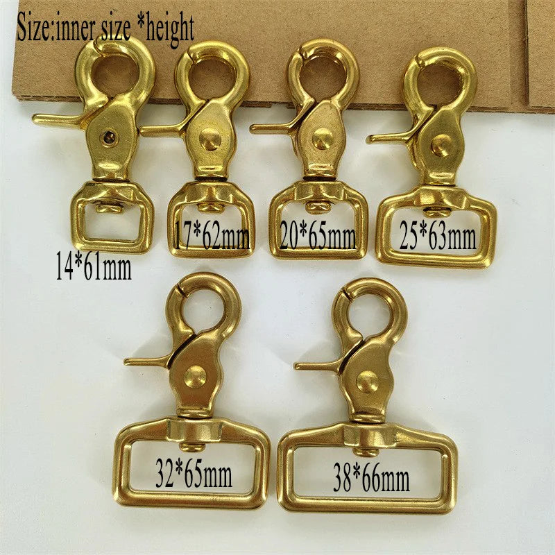 Custom Fastener Grip Metal Trigger Hook Hot Sale Brass Spring Swivel Lobster Clasp Snap Hook Bag Hanger