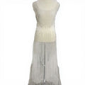 WDP-040 Rhinestone Applique Bodice Pearls Beaded Patches for Women Dresses
