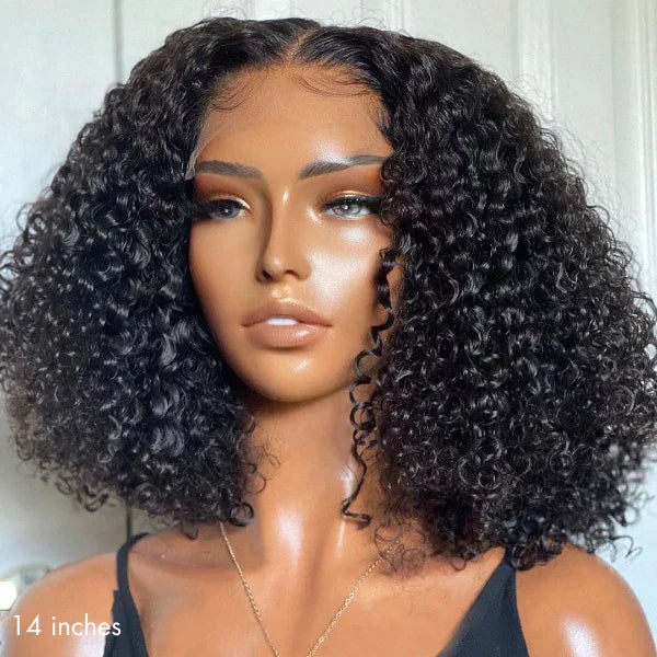 13x4 13x6 Lace Front Afro Kinky Curly Human Hair Wigs  for Black Women Factory Wholesale Cheap Curly Frontal Wig