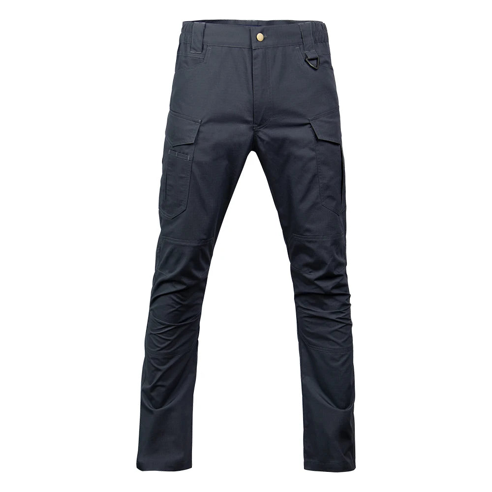 Fronter Custom Casual Straight Canvas Mid Waist Slim Windproof Breathable Light Wash Training Trousers Men's