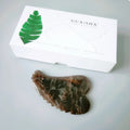 Huiying Smoky Quartz Crystal Spiky Heart Face Gua Sha Plate for Beauty