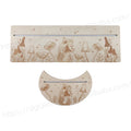 Tailai 1 Set 2 Pieces Oracle Card Display Stands Wooden Tarot Card Stand Holder Wood Display Stand Witchcraft Supplies