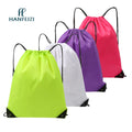 HANFEIZI Factory Custom Color Drawstring Backpack Bags Soccer Shoes Sports String Backpack Storage Bags for Gym