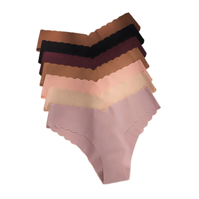 Girls Sexy Underwear Ice Silk Briefs Quick Dry Seamless Women Panties