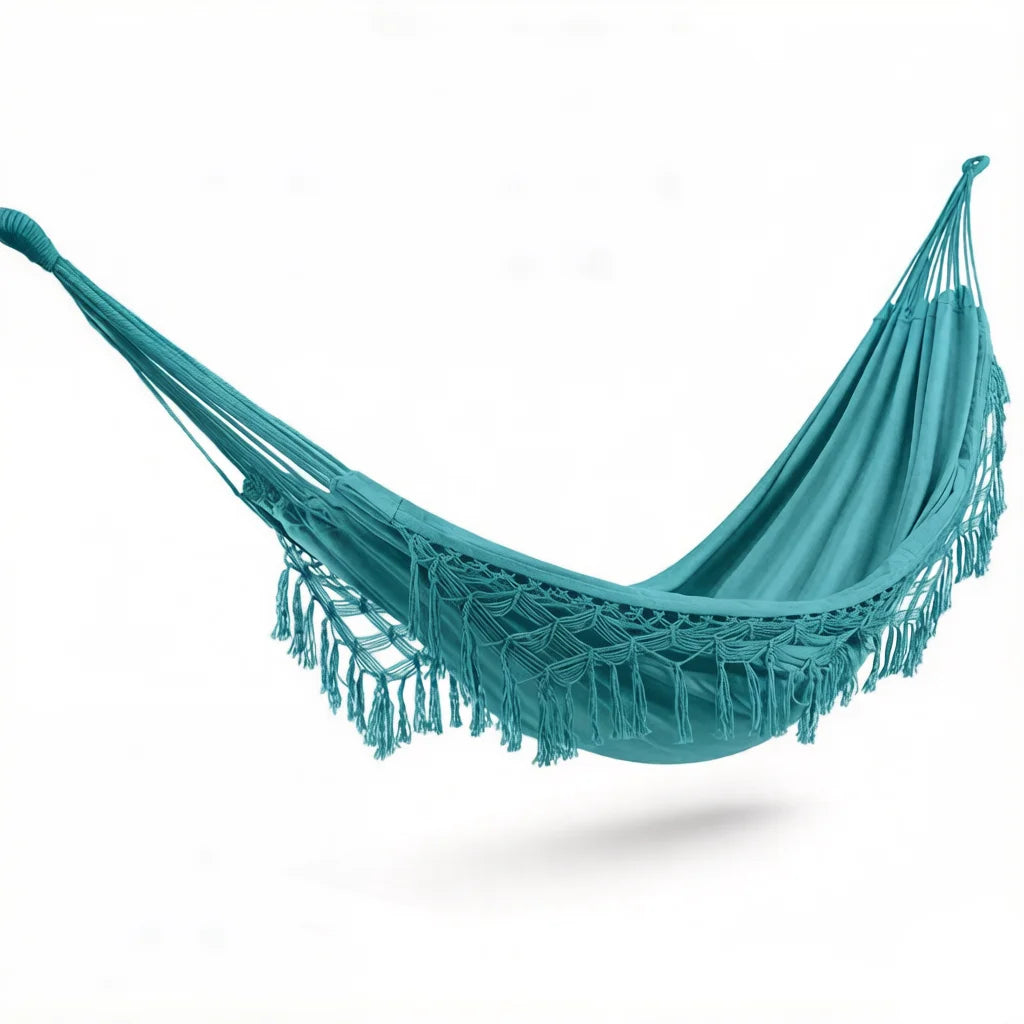 Outdoor Indoor High Duty Modern Macrame Hammock Swing Outdoor Furniture Tent with 600LBS Capacity for Park Use
