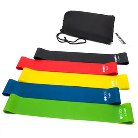 Best Seller TPE Fitness Bands Multicolor Exercise Bodybuilding 5 Level Home Gym Resistance Band Set