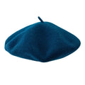 Ladies Casual Woolen Thick Cute Solid Colors Flat French Artists Beret Caps Beanie Daily Wear