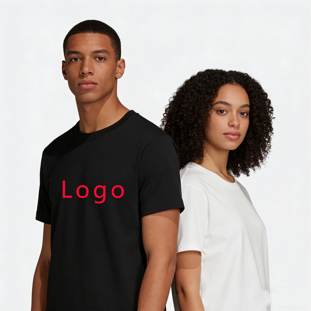 Oversized Cropped t Shirt Wholesale Business Advertising Promotional Work Shirts Embroidery Custom Blank Unisex  t Shirt