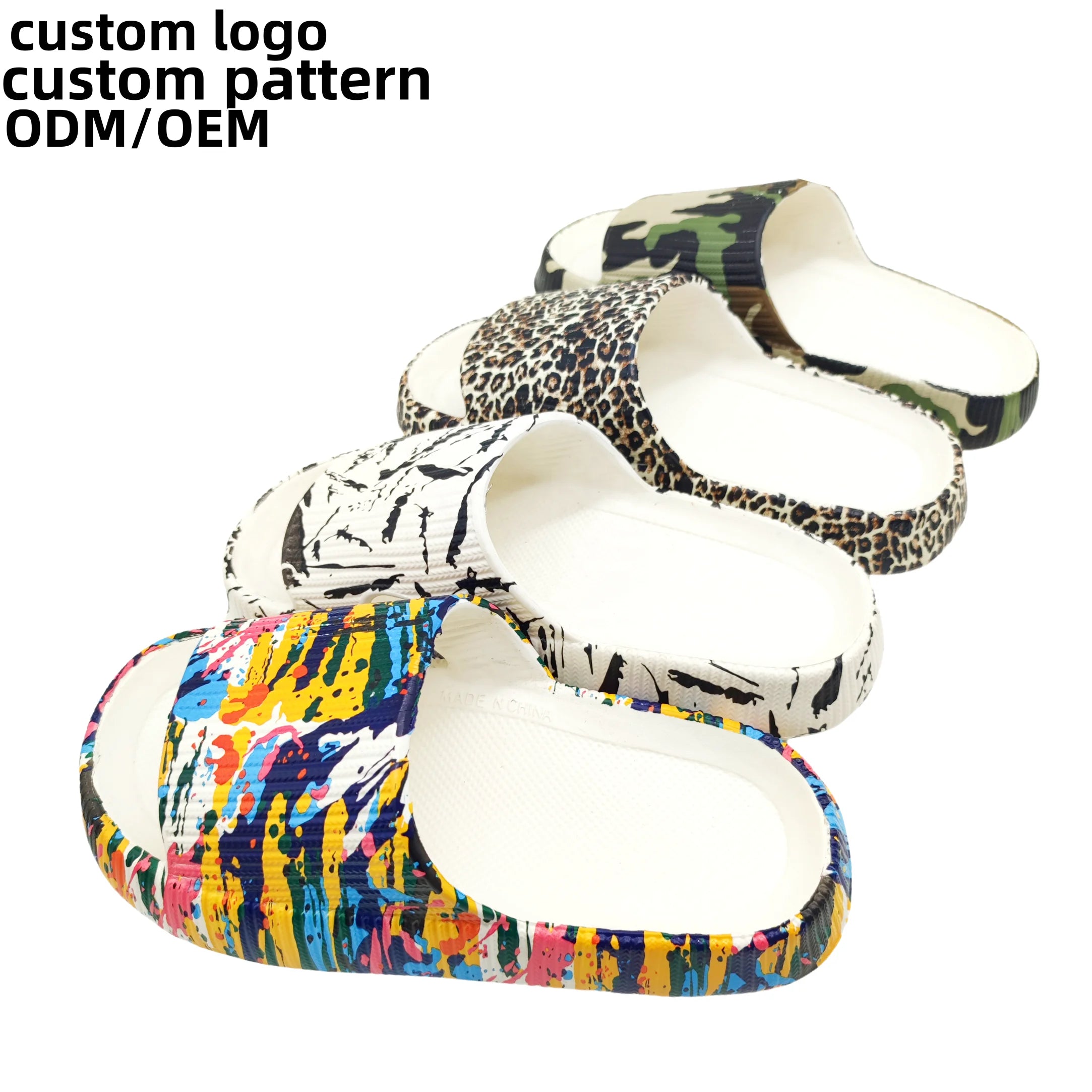 Wholesale Customize Soft EVA for Slippers with Thick Platform Anti-Slip Beach Sandals and Soft Shoes Breathable and Comfortable