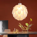 Longyi Pine Cone Chandelier Nordic Modern Minimalist LED Iron PVC Creative Art Bedroom Living Room Dining Room Petal Chandelier