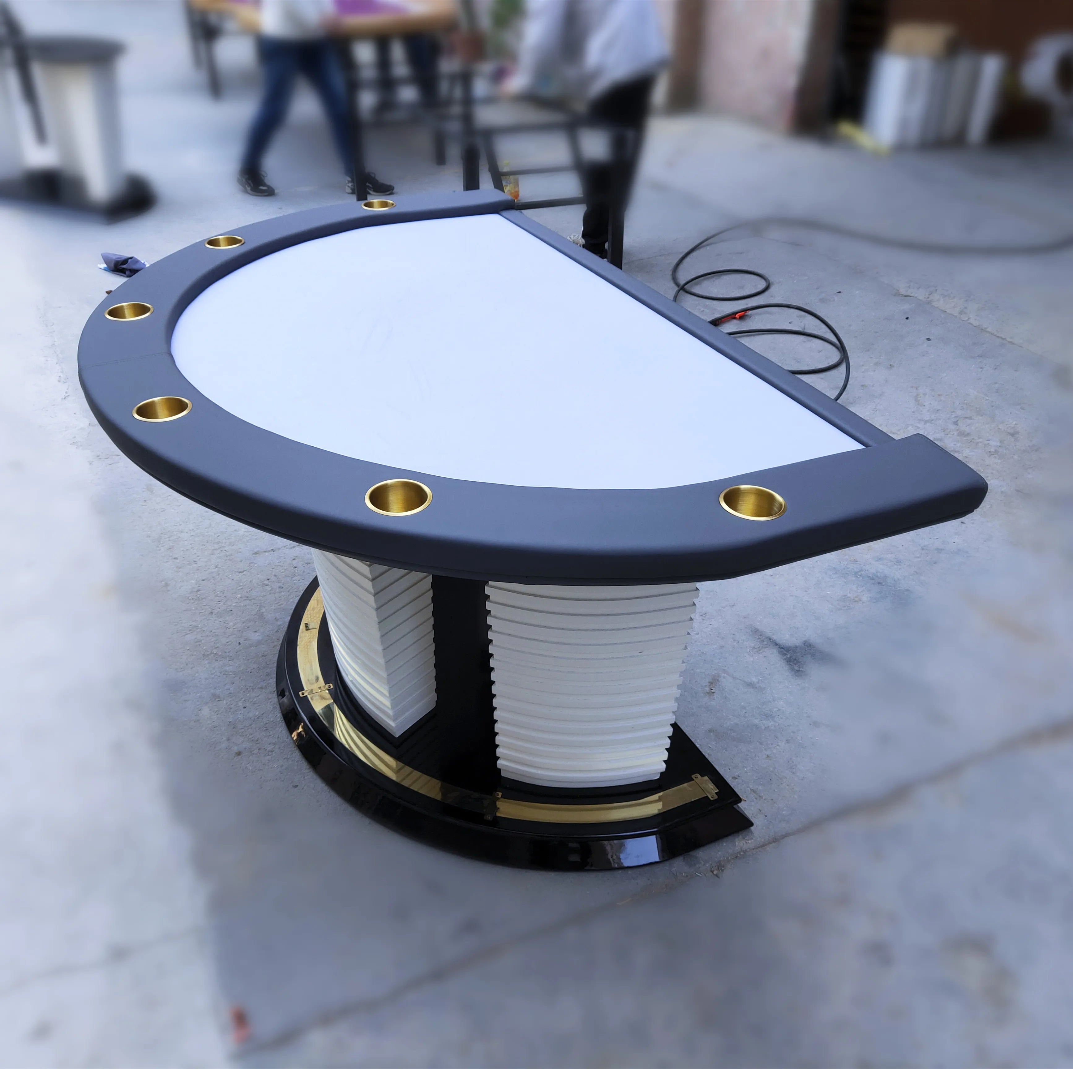 Factory Direct Sale Custom High Quality High-End Poker and Mahjong Table for Gambling Use