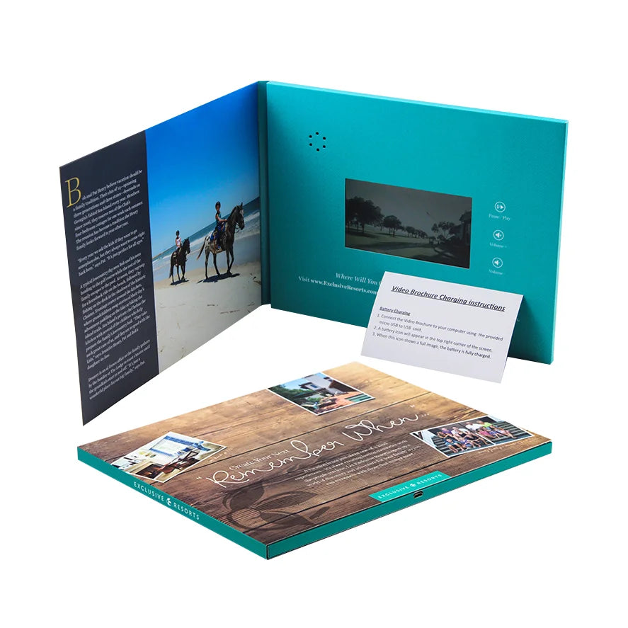 Best Sellers Greeting Card for Marketing Gift Lcd Display Book Custom Business Video Brochure Motherboard