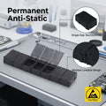 KEXING ESD Component Box RoHS Certified 10^4-10^6 Ohm Conductive PP Anti-static Bin for SMT Spare Parts Organization
