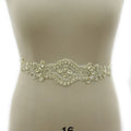 Wedding Fashion DIY Belt Wholesale Silver Rhinestone Applique Bridal WRA-1087