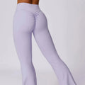 Fitness Yoga Bell-bottom Trousers for Women Outdoor Workout Sport Wear Flare Bottoms Gym Pant