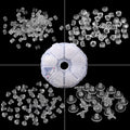 100-1000pcs/Box Soft Silicone Rubber Earring Back Stoppers Transparent Universal Ear Buckle for DIY Jewelry Making Accessories