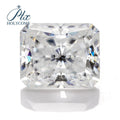 White Radiant Moissanite Stone Wholesale Supplier Loose Gemstone Moissanite Diamond  Molssanite