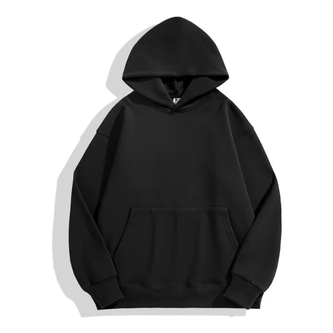 New Design 500g Fleece Cotton Unisex Warm No String Men's 3D Puff Embroidery Hoodies