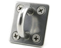Pad Eye Plate 304 Stainless Steel Wall Mount Hook Heavy Duty for Hanging