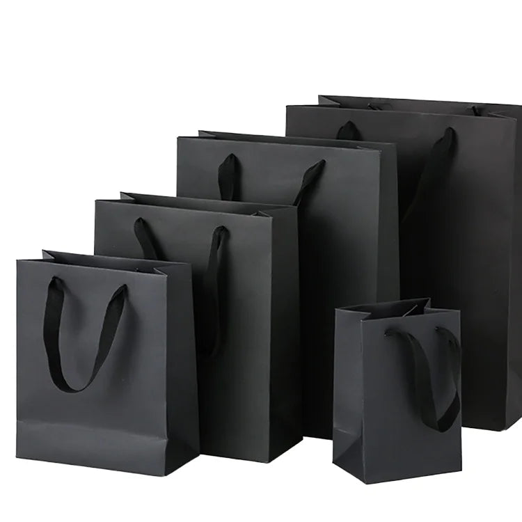 Wholesale Craft Gift Bag Shopping Printed Paper Bags China Gift Shopping Use for Clothes Shoes