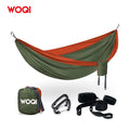 WOQI 210T Nylon Parachute Outdoor Hiking Backpacking Hunting Beach Camping Portable Hammock --without Straps
