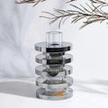 Luxury K9 Crystal Glass Candle Holder Polished Wedding Table Decorations and Centerpieces Wholesale Flower Stands on Sale