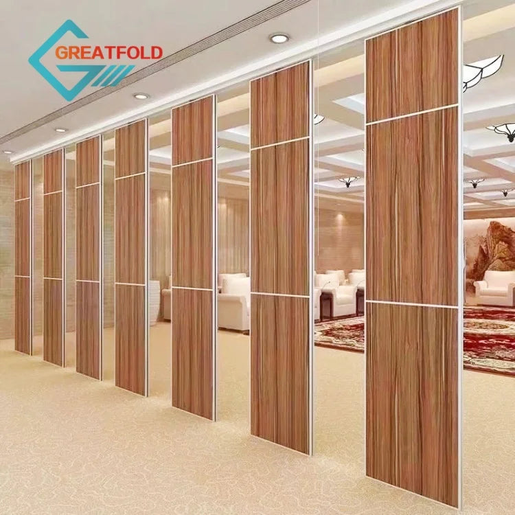 Hotel Movable Partition Walls Adjustable Folding Room Divider for Gym School Office Banquet Hall-Temporary Operable Soundproof