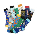 Wholesale Funny Elephant Shark Dog Animal Pattern Socks Men Novelty Funky Skateboard Cotton Crew Socks