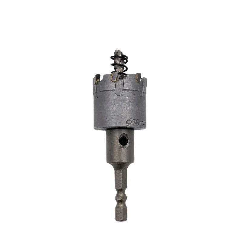 10-120mm 1/4 Hex Shank TCT Tungsten Carbide Tipped Hole Saw Cutter for Metal Stainless Steel Drilling