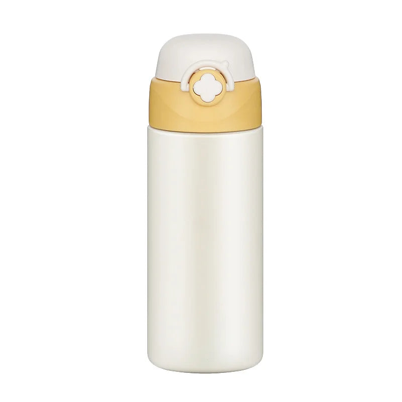 2024 Portable Stainless Steel Vacuum Flask Large Capacity Antibacterial Silicone Suction Nozzle New Large Capacity Thermos Cup