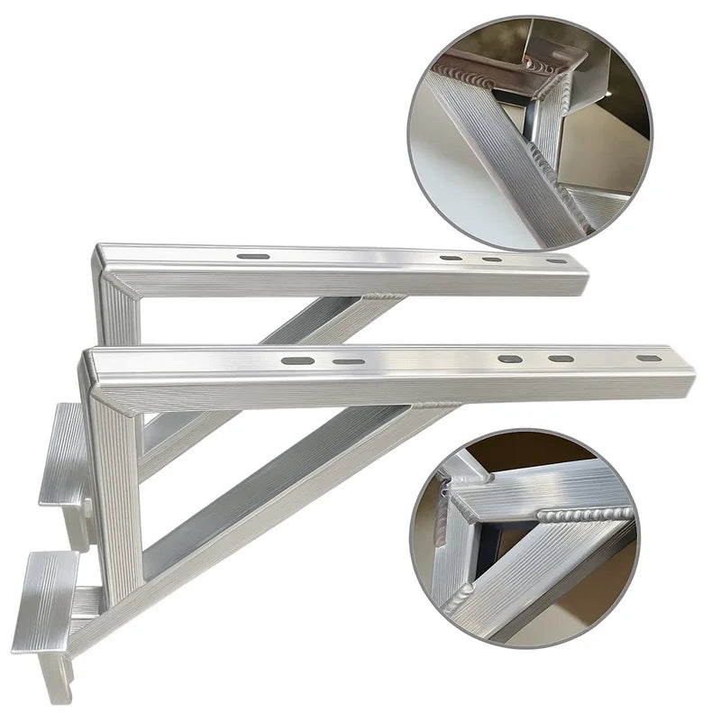 Heavy Duty Aluminum Triangle Wall Bracket Space-Saving Strong & Durable Welding Frame Support