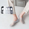 Wholesale Summer Thin Ice Silk Hidden Socks Men Transparent Boat No Show Socks