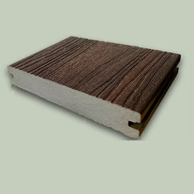 Modern Design New WPC Decking Solid Co-Extrusion Composite Deck for Outdoor Waterproof with Anti-Slip Feature Square Shape