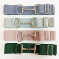 Free Engraved Logo 2-Inch 5-Cm Elastic Equestrian Bit Belt High Waist Horse Bit Belt