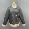 Janefur Hot Sale Winter LambSkin Coat Ladies Genuine Sheep Shearling Jacket