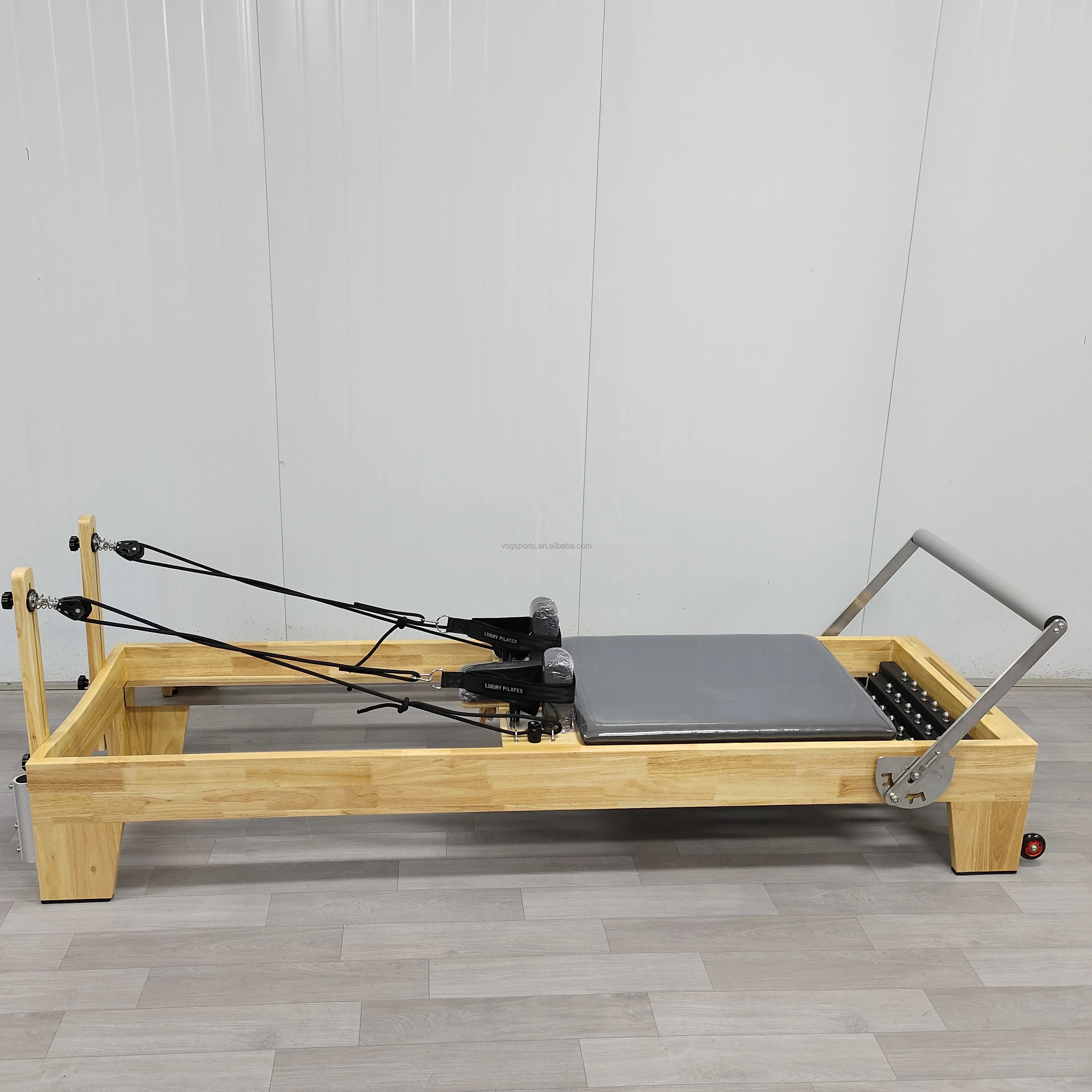 EJOEY Professional Reformers Pilates Oak Wooden Pilates Reformer Professional Yoga Fitness Wood Pilates Reformer