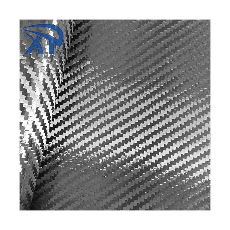 Friction Resistance Spread Tow 12K 8*16mm Twill Carbon Hybrid Fabric Fiber Roll 200gsm