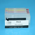 BOMA.LTD Compatible HP711 711XL Refillable Ink Cartridge With ARC Chip for HP Designjet T120 T520 Plotters