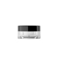 Portable Eye Cream Jar PS Material 3g 5g Transparent Plastic Jar With Colorful Lid square Cosmetic Jars