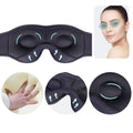 Customizable 3D Contoured Memory Foam Sleeping Eye Mask Adjustable Travel Private Label Light Block Blindfold Eye Health Supply