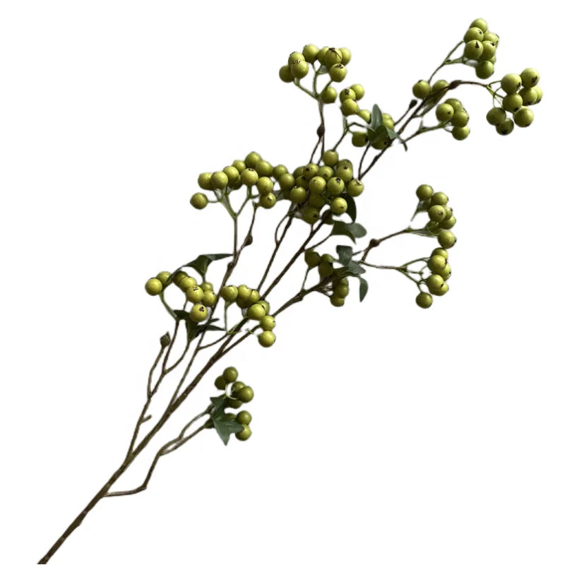 Wedding Decorative Foam Bean Berries Artificial Flowers Christmas Berry in Bulk