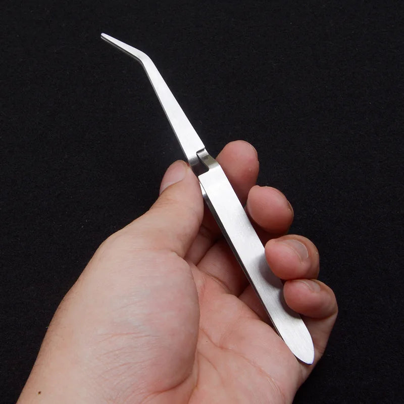 OEM/ODM High-quality Cross Locking Tweezers for Acrylic Nail Shaping Multifunctional Stainless Steel Nail Tweezers