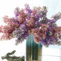 Y0014 Factory Wholesale 3D Real Touch Artificial Lilac Purple Flowers Floral Accessories for Wedding Home Hotel Party Decoration