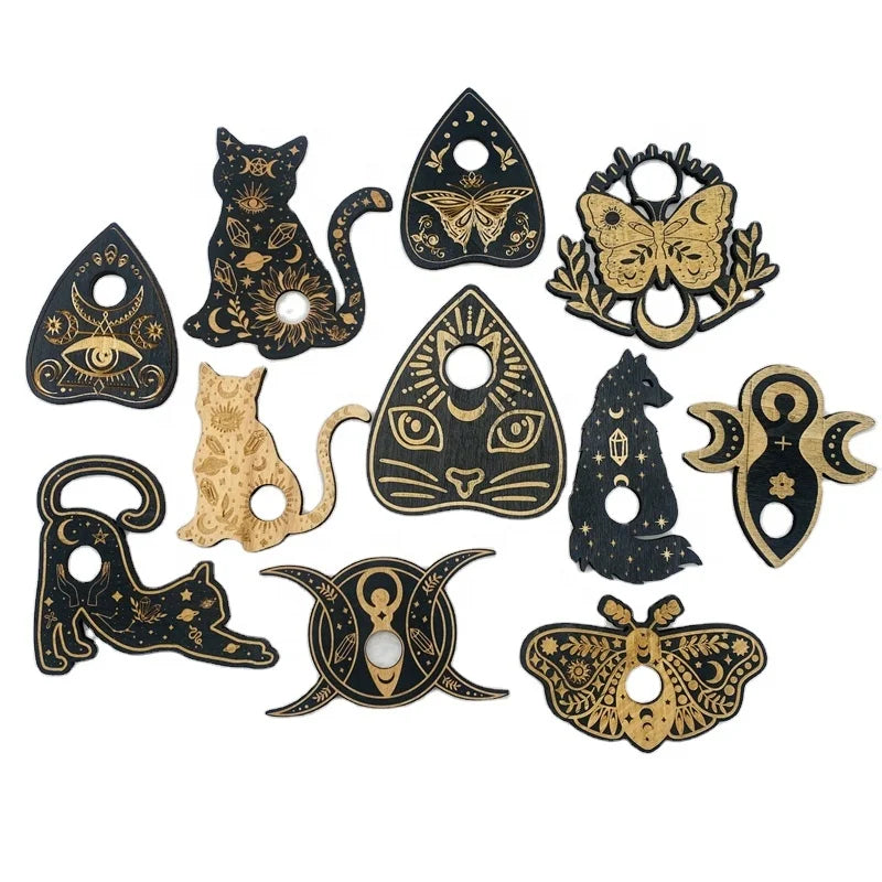 Hot Sale Wooden Card Crystal Ball Display Stand Wooden Holder Quartz Sphere Base for Home Decoration